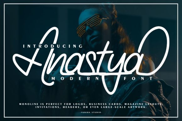 Anastya: A Script Font with Subtle Elegance