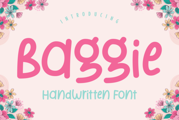 Baggie: A Playful Handwritten Typeface for Authentic Branding