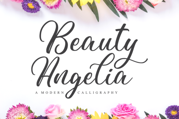 Beauty Angelia Font: A Delightful Typeface for Handmade Creations