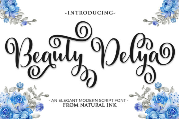 Beauty Delya: A Script Font That Elevates Editorial Design