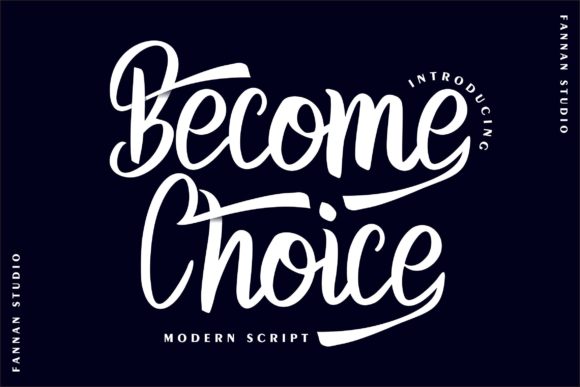 Become Choice: A Typeface That Elevates Your Digital Brand