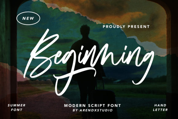 Beginning Font: A Stylish Typeface for Small Business Branding