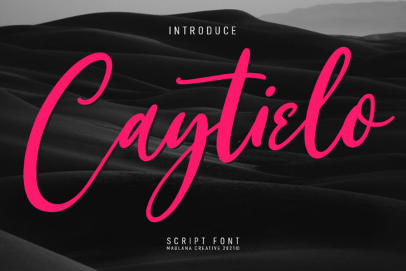 Caytielo: A Script Font That Elevates Your Web Design
