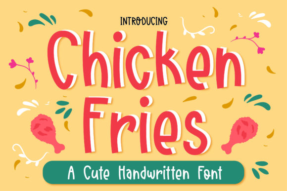 Chicken Fries Font: A Whimsical Typeface for Editorial Magic
