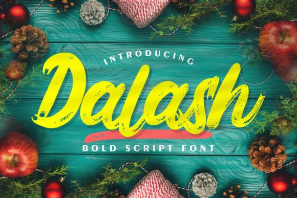 Dalash: A Cursive Font That Elevates Editorial Design