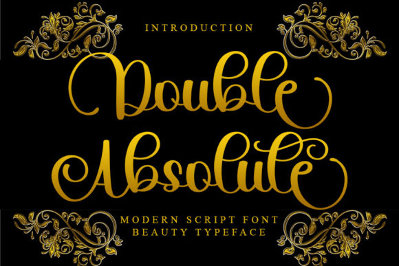 Double Absolute: A Handwritten Font for Modern Editorial Design
