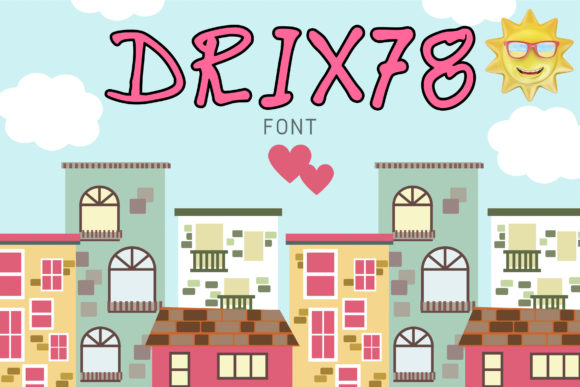 Drix 78: A Handwritten Font for Uplifting Editorial Design