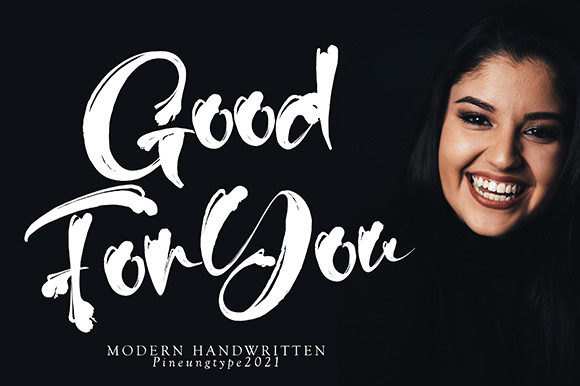 Good for You: A Fresh Script Font for Creative Projects