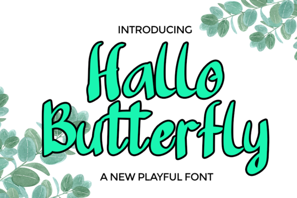 Hallo Butterfly: A Beautiful Script Font for Business Branding