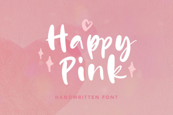 Happy Pink Font: A Versatile Handwritten Typeface for Craft Creators