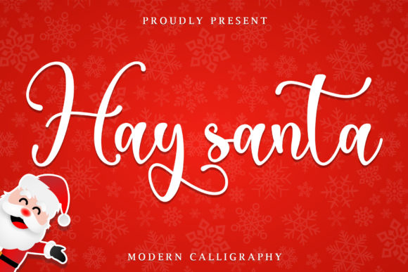 Hay Santa Font: A Handwritten Typeface for Creative Makers