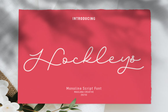 Hockleys: A Script Font with Heart and Versatility