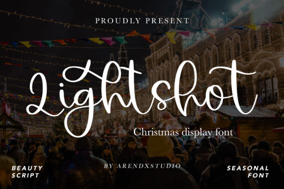 Lightshot: A Playful Script Font for Editorial Design