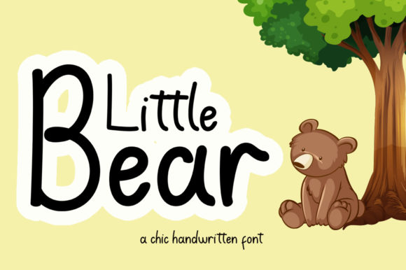 Little Bear Font: A Handwritten Typeface for Editorial Design
