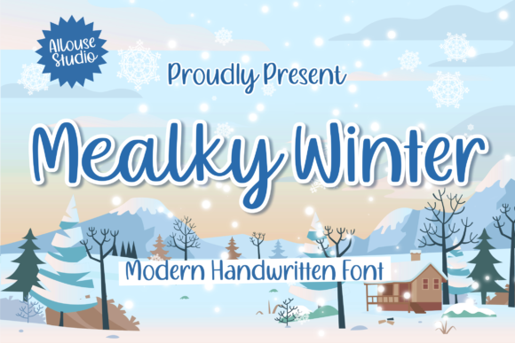 Mealky Winter: A Handwritten Font That Elevates Branding for Small Businesses