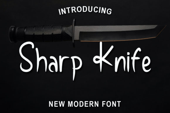Sharp Knife Font: A Handwritten Typeface That Elevates Digital Design