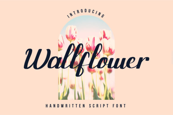 Wallflower Typeface: Elegance for Your Craft Projects